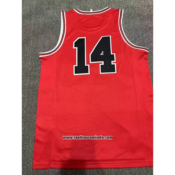 Camiseta Shohoku Mitsui #14 Rojo